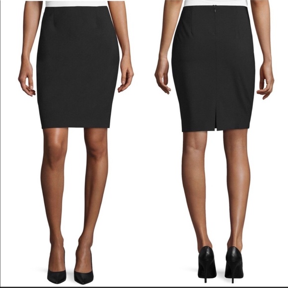 CLUB MONACO BLACK CLASSIC SKIRT - Picture 3 of 8